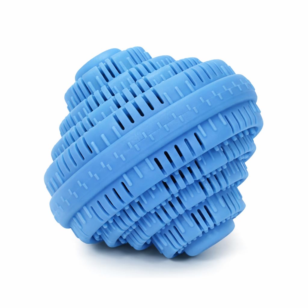 Boule de Lavage Écologique Réutilisable | Hypoallergénique | Perles de Céramiques & Charbon Actif | Nettoie et Purifie l’Eau | Alternative Naturelle à la lessive