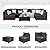 UPHA 7 Pieces Patio Furniture Sets Outdoor Sectional Sofa Wicker Conversation Couch for Decks, Backyards, Gardens, Brown Rattan, Dark Gray Cushion