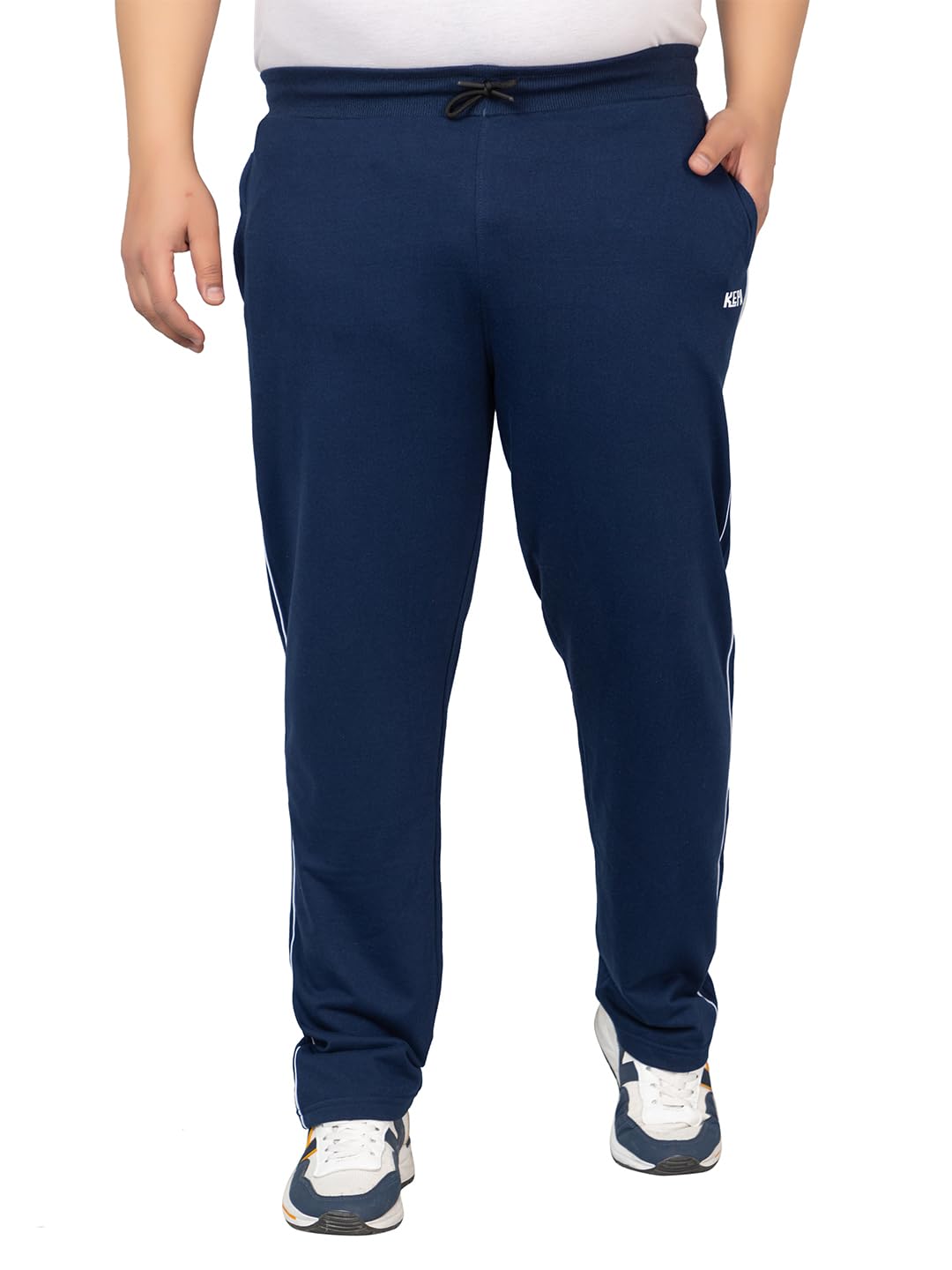 kepa Men Plus Size Casual Track Pant Gym Workout Lower-picture-33