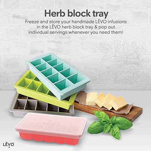 LĒVO - LĒVO II Essentials Kit- Herbal Oil and Butter Infusion Machine - Includes Power Pod, Herb Press, Herb Block Tray, Infusion Sprayer, Drawstring Bag (Licorice Black) - Image 7