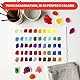 Mikkelhus Aquarellfarben Set 50 Farben in Tragbarer Box. Pinsel und Aquarellpapier, Aquarell für Reisen, Wasserfarben farben für Künstler und Hobbymaler