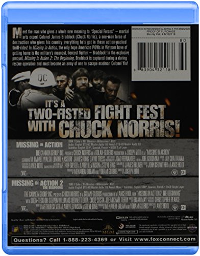 Missing In Action 1 y 2 edicion Blu-ray de importacion para coleccionistas 2
