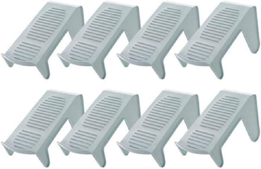 Shoe Holder,8pcs Storage Shoe Rack Bedroom Space-Saving Home Dormitory Artifact Storage Shoe Space Saving, Non-Slip (Color : C) (D)