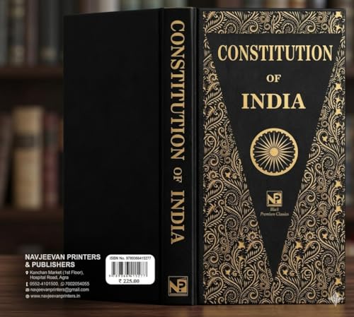 Image of The Constitution of India (NP Black Classics Edition) (and Updated), (Np Black Premium Classics)