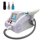 ✔Descrizione del prodotto: L'attrezzatura per la rimozione del tatuaggio laser Nd: YAG concentra la sua alta energia quindi rilascia la luce in una sola volta per rompere il pigmento in minuscoli granuli in struttura cattiva e i minuscoli granuli vaporizzati.