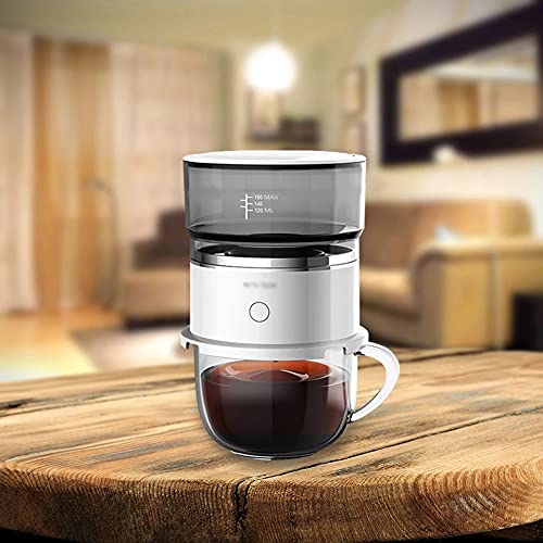 DAGONGREN Kaffeemaschine Mini Tragbare Kaffeekanne intelligent Automatischer Mini-Tropf-Topf-Hand-Brau-Kaffeemaschine… – Bild 4