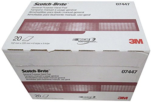 3M 07447 Scotch-Brite Maroon General Purpose Hand Pad,20 Pack (Limited Edition) (Original Version)