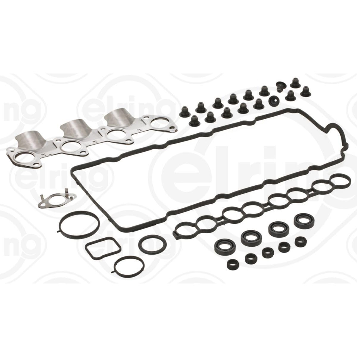 ELRING 041.120 Kit guarnizioni Testata senza guarnizione testata con guarnizione tenuta stelo valvola | Compatibile con: HYUNDAI i40 I, i40 I CW, ix35, ix35 Van, KIA CARENS IV, SPORTAGE III