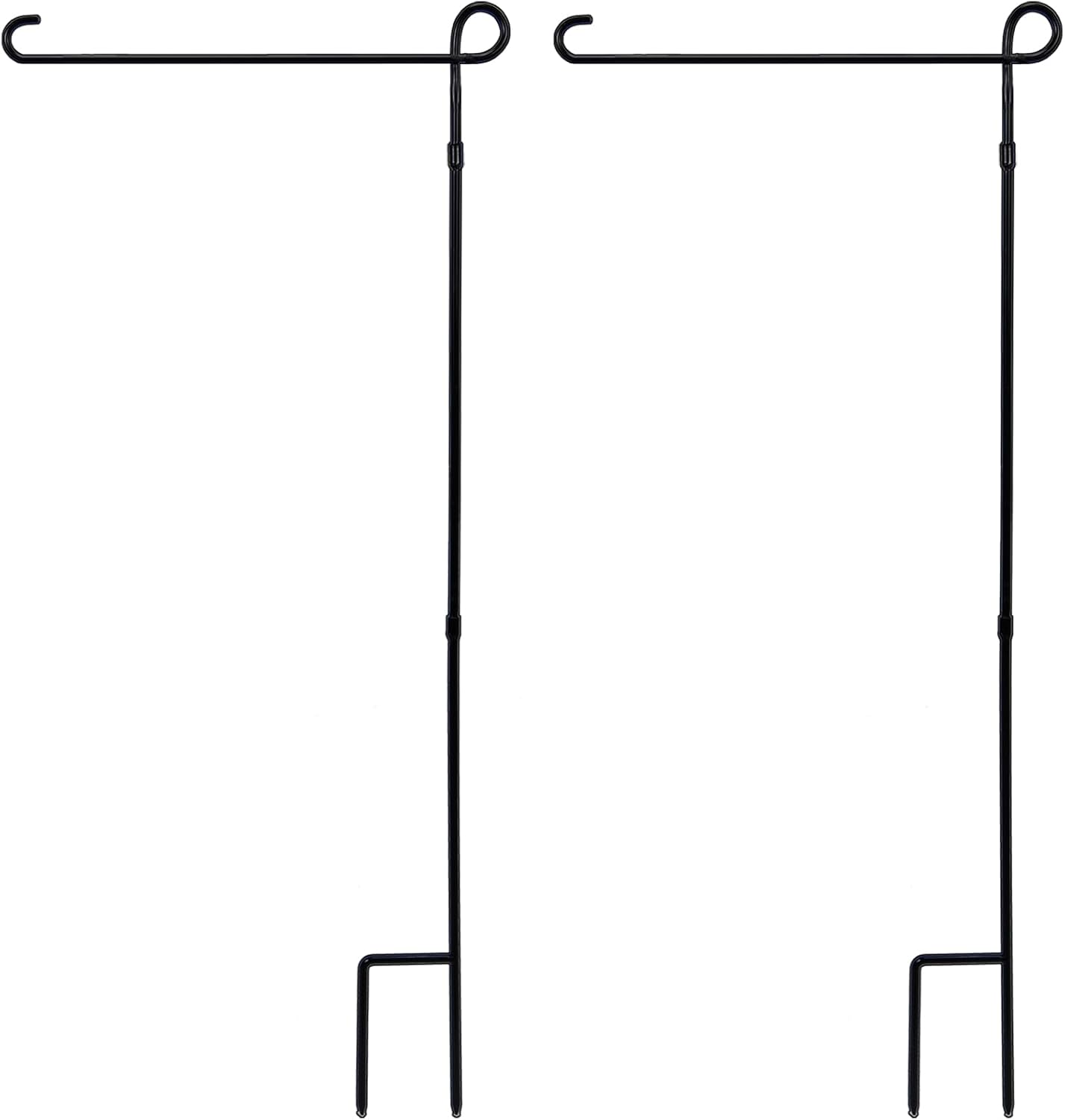 Amazon.com : YEAHOME 2PC Garden Flag Stand Holder, Premium Yard Flag ...