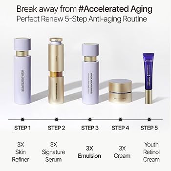 お値下げ！Laneige Perfect Renew 2-Step Set LANEIGE Perfect Renew 3X 2-Step Skin care Set 150mL + 130mL