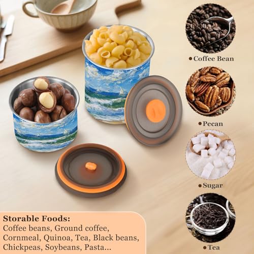 Recipiente hermético de acero inoxidable para café 30oz miniatura 5