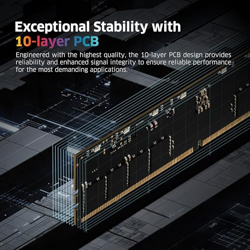 Image of KLEVV Urbane V RGB DDR5 32GB (2x16GB) 6000MHz CL28 SK Hynix A-Die 1.35V Gaming Desktop Ram Memory XMP 3.0 / AMD Expo Ready - Jet Black (KD5AGUA80-60B280V)