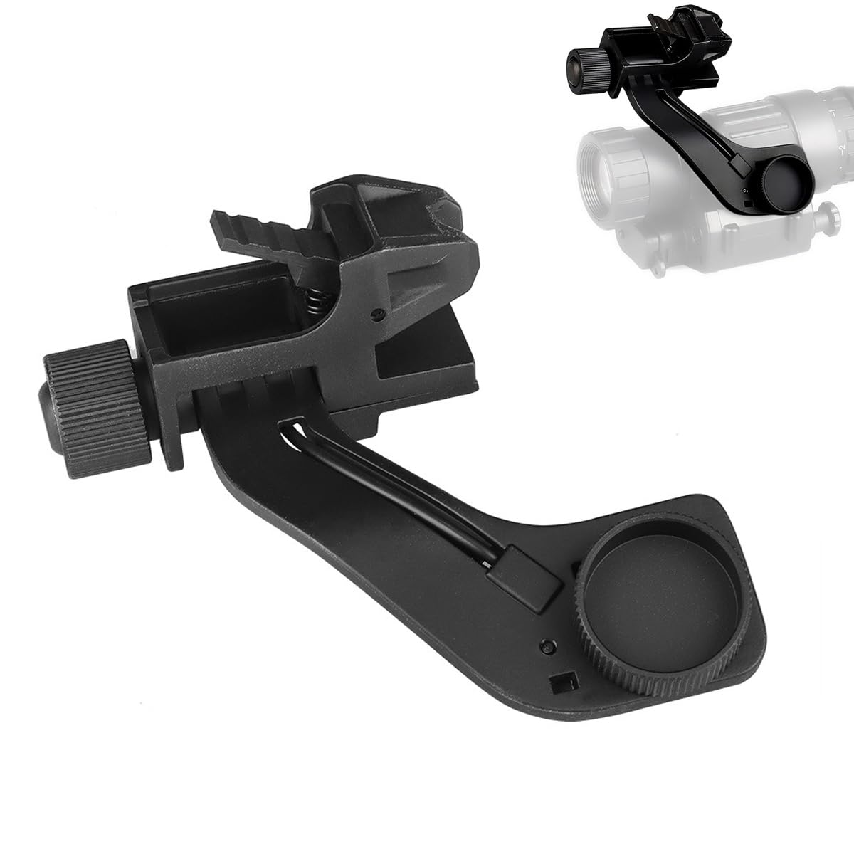 okyass Metal J-Arm Headset Adapter PVS 14 Night Vision Mount Rhino Mount PVS-14 NVG Mount Compatible with All Models of PVS14