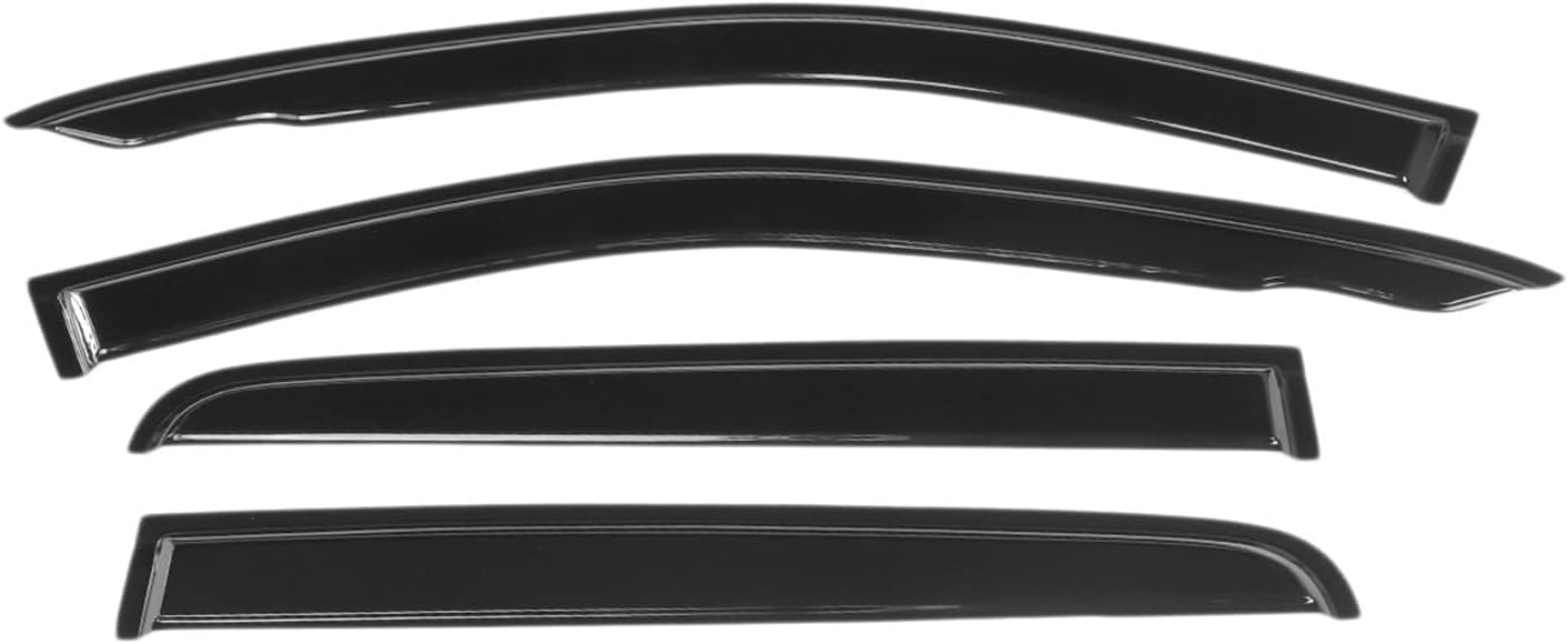 PANXUC Car Wind Deflectors for Nissan Navara NP300 D23 2014-2021, Side Window Wind Rain Deflector Window Visor Sun Rain Guard Smoke Guards
