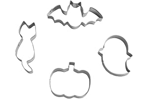 Small Halloween Cookie Cutter Set: Spooky Shapes for Festive Treats