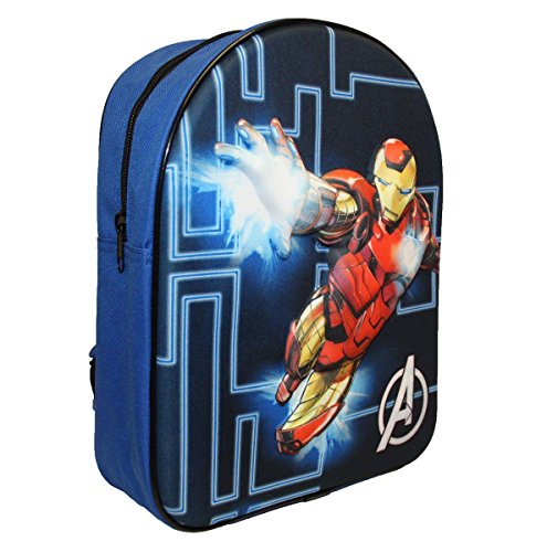 Marvel Mochila infantil EVA Iron Man 32 cm  9 litros  color negro