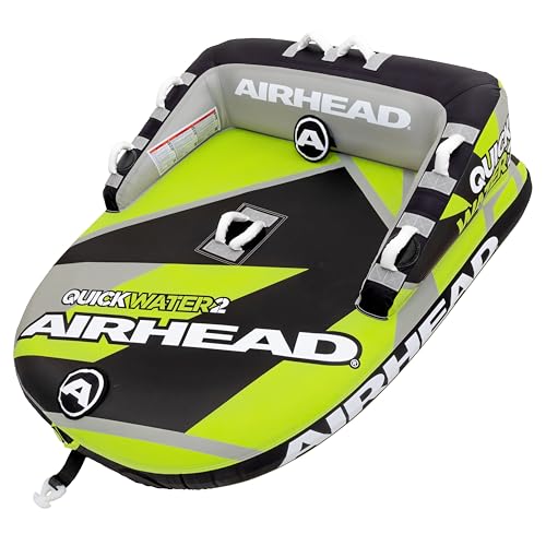 Airhead AHT50187YBK Quick Water 2-Rider Towable Tube - Yellow/Black