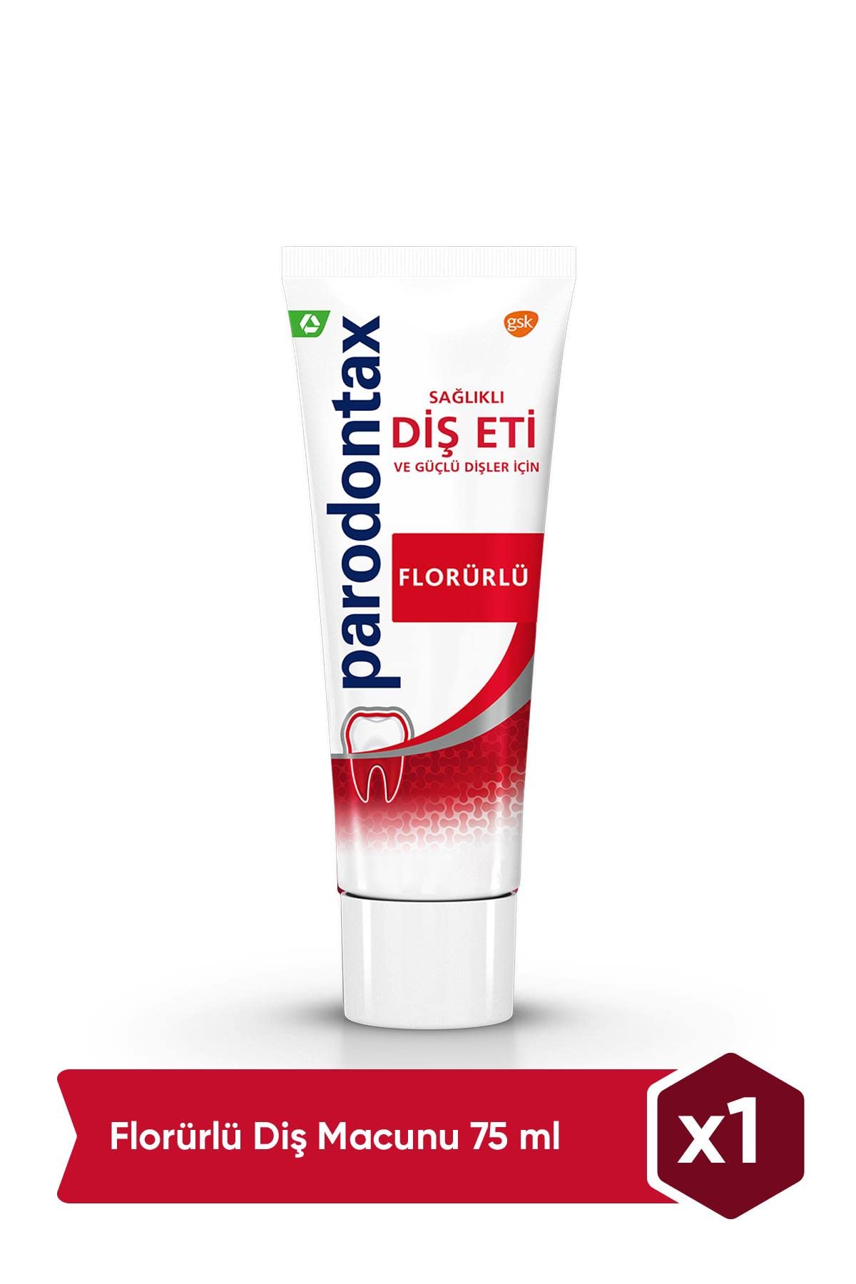 Parodontax Geliştirilmiş Tat Diş Eti Kanamasını Önlemeye Yardımcı Günlük Florürlü Diş Macunu (1 x 75 ml)