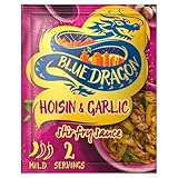 Blue Dragon Hoisin & Garlic Stir Fry Sauce 120g | Mild Spice | Serves 2 | Authentic & Aromatic Stir Fry Cooking Sauce