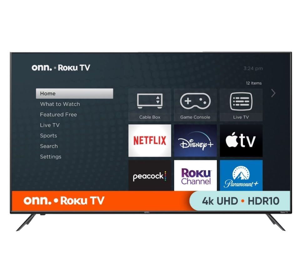 Image of ONN 50-Inch Class 4k HDR10+ Smart TV + Free Wall Mount with Wi-Fi Connectivity and Mobile App | Flat Screen TV | Compatible with Home Kit | Alexa and Google Assistant (Renewed)