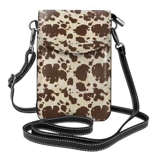 Imprimé peau de vache : petits sacs bandoulière et portefeuilles cuir PU