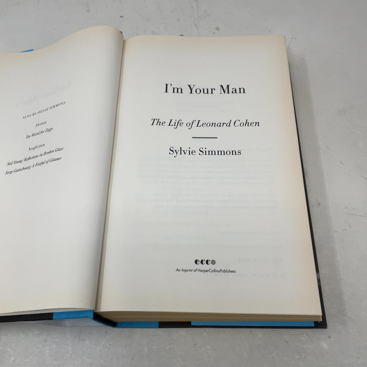 I'm Your Man: The Life of Leonard Cohen