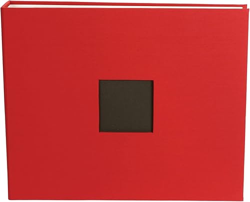 American Crafts álbum de recortes con anillado y gamuza