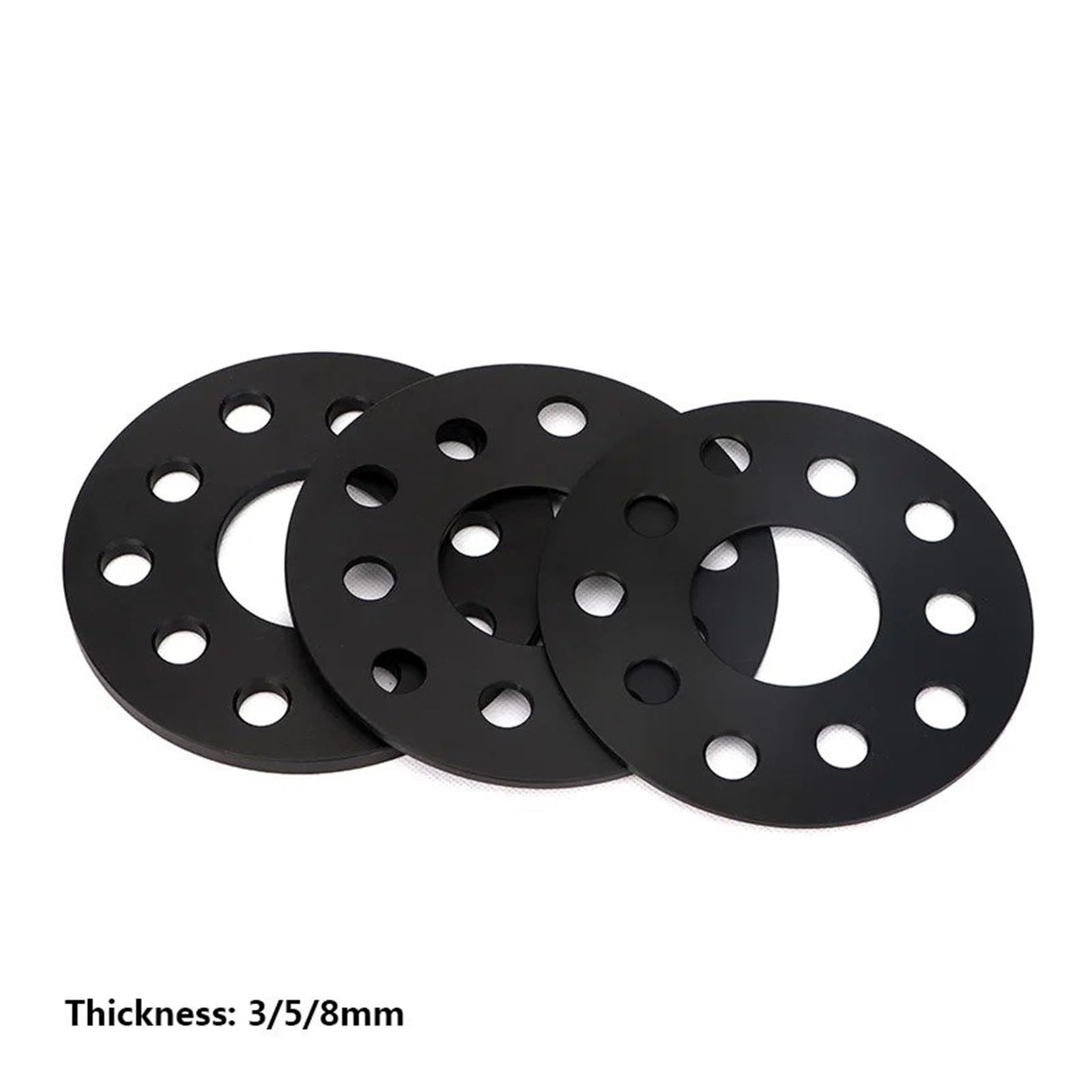 Adapter do koła samochodowego spacer 2 sztuki 3/5/7/12/15/20mm dystansowy PCD 5x112 CB 66.5mm 5 końcówek garnitur dla Benz Universal Car(5mm)