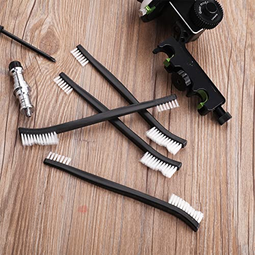 9Pcs Small Cleaning Brushes Set,Double-Ended Nylon Detailing Crevice Brushes 7Inch All Purpose Cleaning Brush Stiff Bristles Brushes For Kitchen, Sink,Bathroom, Gaps, Corner, Tight Small Space #TOP6