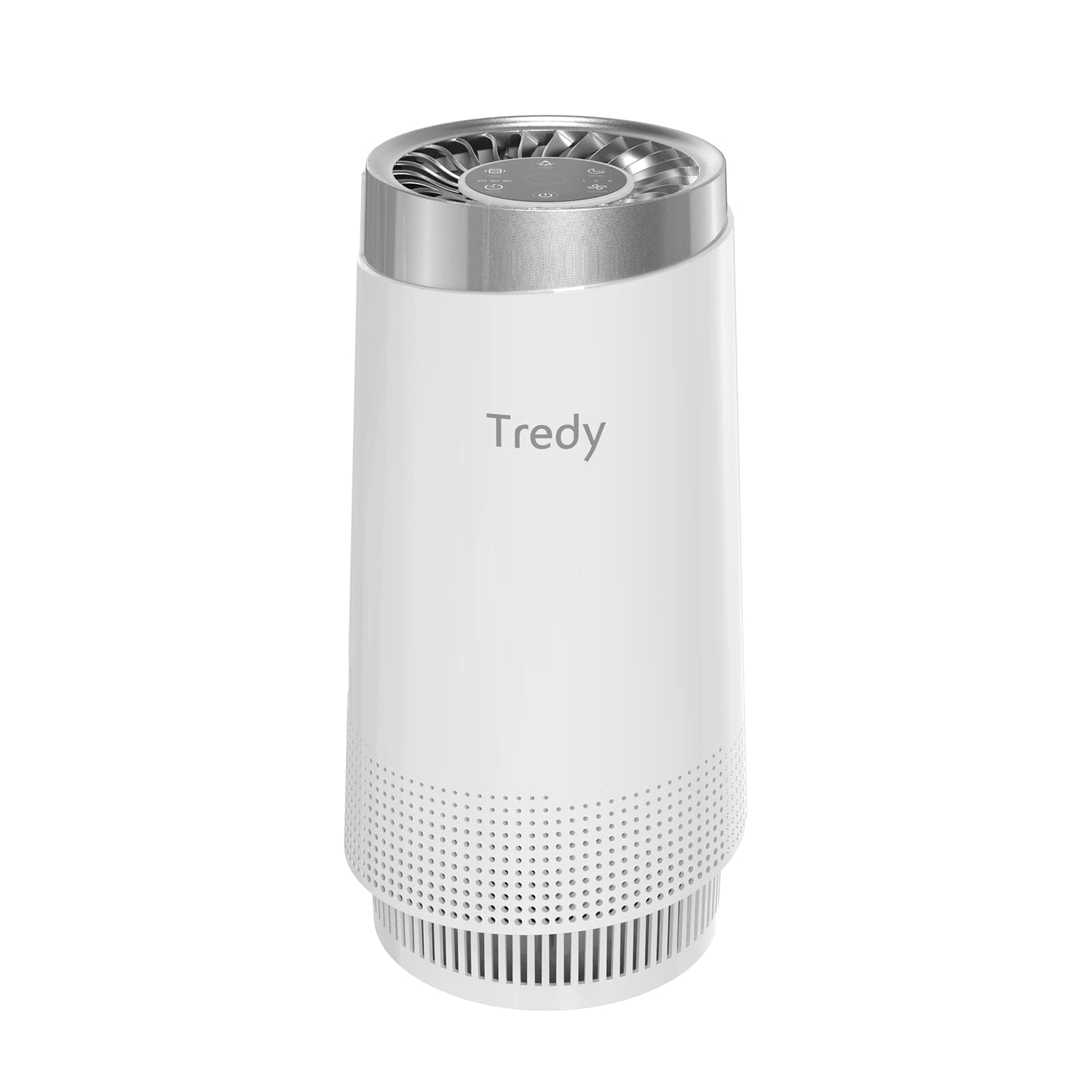 TREDY Purificador de aire con filtro HEPA para alergias domésticas, pelo de mascotas y humo en el dormitorio, cubre hasta 1080 pies cuadrados