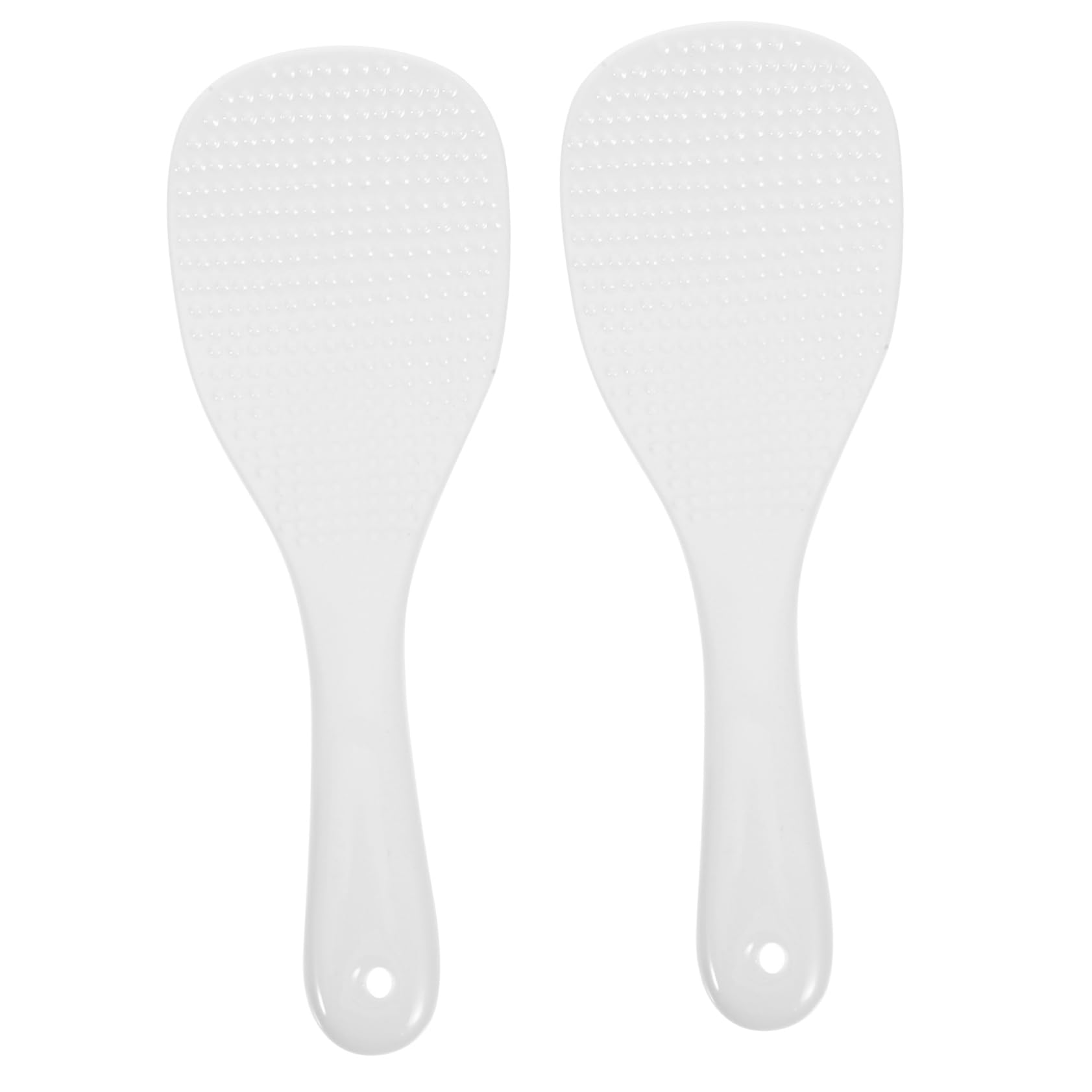 Garneck 2pcs Non Stick Ceramic Rice Spoons Rice Paddle for Cooking and Serving Easy to Clean Kitchen Utensils for Sushi Porridge and More