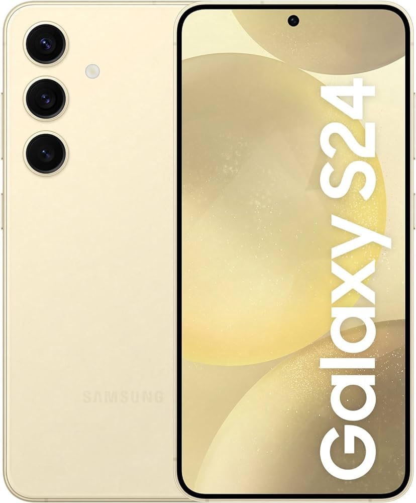 Samsung Galaxy S24 128GB Amber Yellow Unlocked (Renewed)