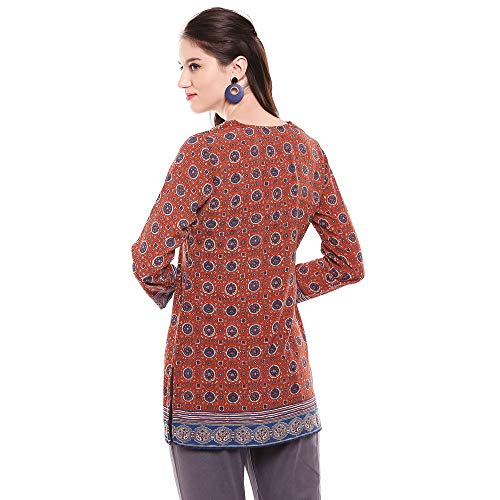 Image of BIBA Women's Synthetic Straight Kurta