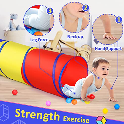 Pigpigpen PIGPIGPEN--NEW Pop Up Play Tunnel Tent For Toddlers Babies Or Dogs, Indoor & Outdoor Toys For Kids Backyard Playset. thumb #2