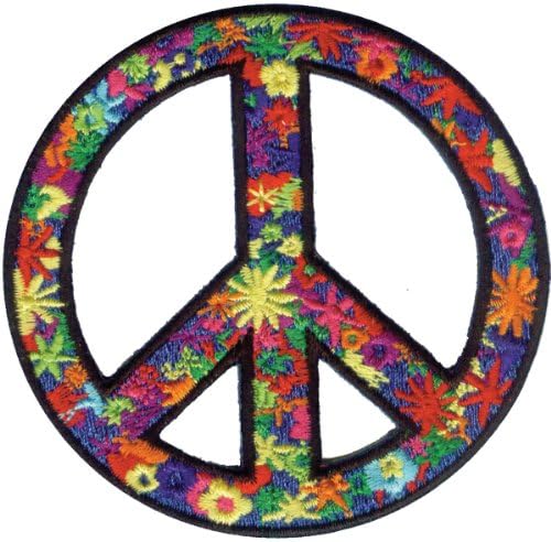 C&D Visionary Application Flower Power Peace Patch