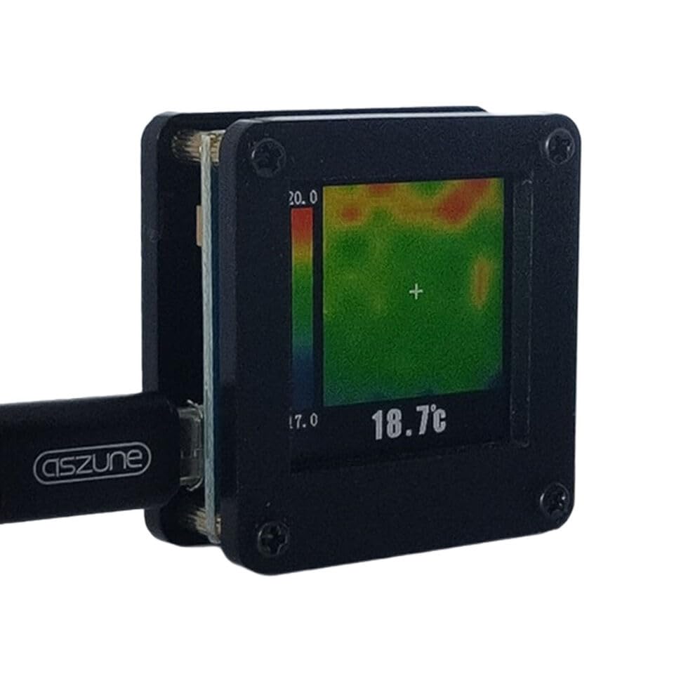Cámara digital portátil de 1.8" con imagen térmica infrarroja y sensor de temperatura portátil miniatura 1