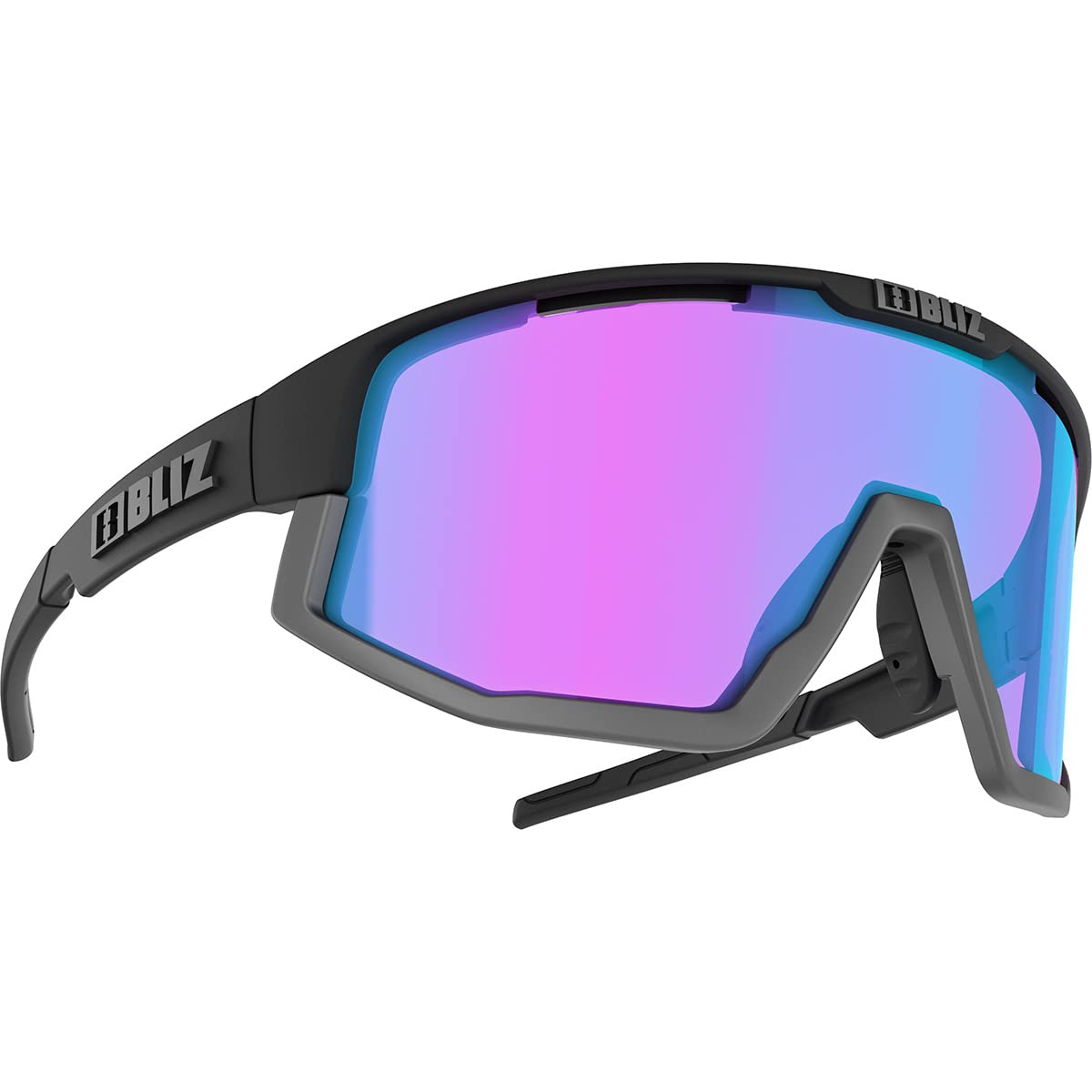 Bliz Vision Nordic Light Sportbrille, matt black-violet blue multi