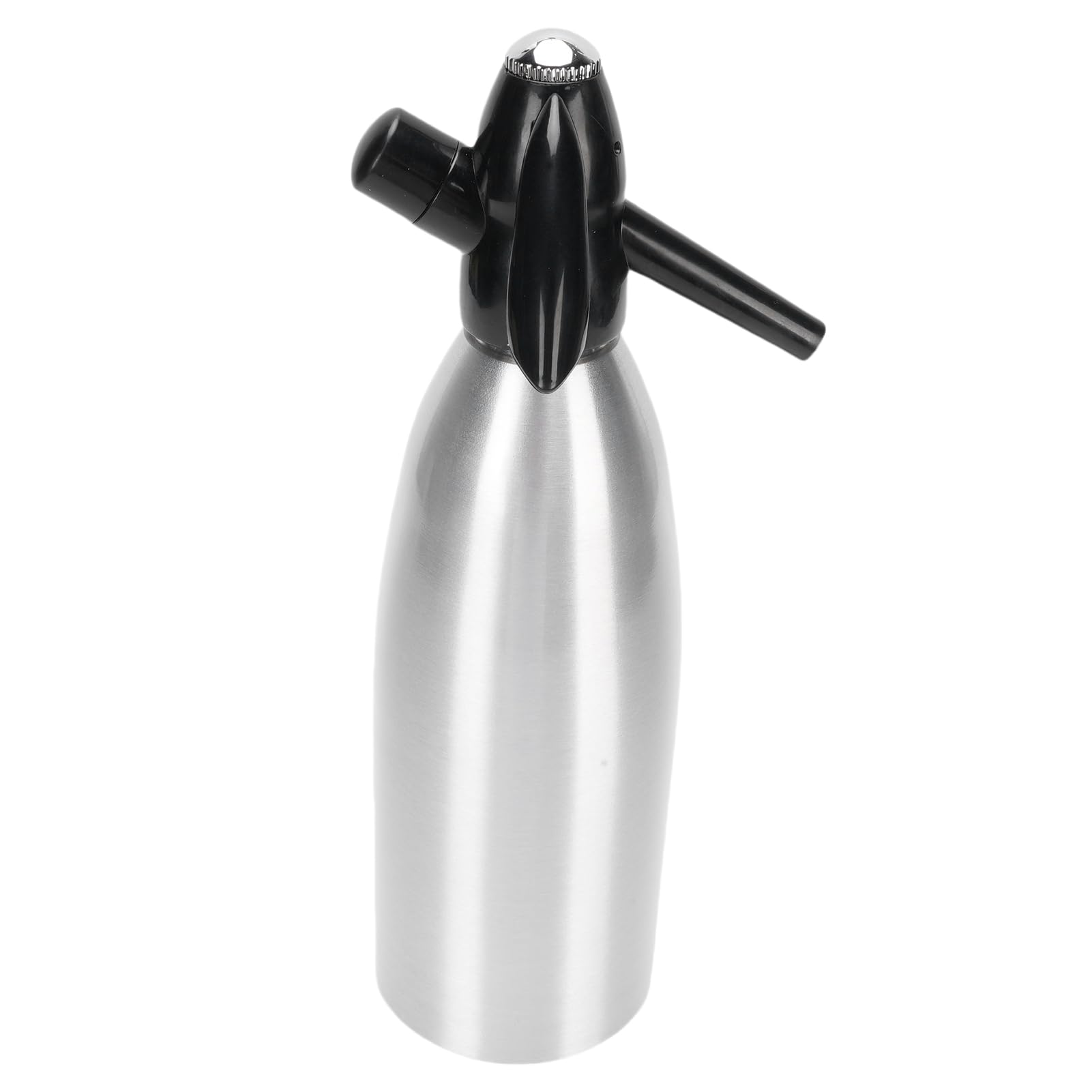 Generic Máquina Portátil de Agua Carbonatada para Hacer Refrescos, Diseño que Ahorra Espacio para el Hogar, Bar, Cocina, Aluminio, 1L