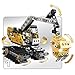 Meccano, 2-in-1 Model Set, Excavator and Bulldozer