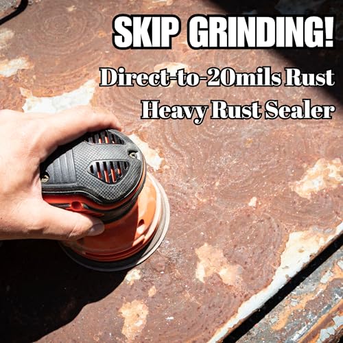 Tapel Pro Rostverkapseler Extrem, glänzend schwarz, 1 l, strapazierfähig, direkt zum Rost, kein Strahlen erforderlich, 48 Stunden Aushärtung für industriellen 5-fachen Schutz