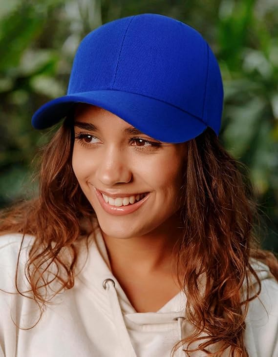 Image of Edoneery Men Women Baseball Cap-Low Profile Adjustable Washed Cotton Golf Dad Hat