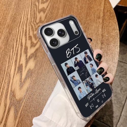 RLCBYSTSXK Compatible with iPhone 17 Pro Case, Slim Soft TPU Shockproof Protection Clear Case(Fashion-BTS-11) by RLCBYSTSXK - Image 4