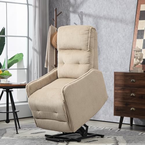 Sillón con masaje y calefacción ajustable Beige