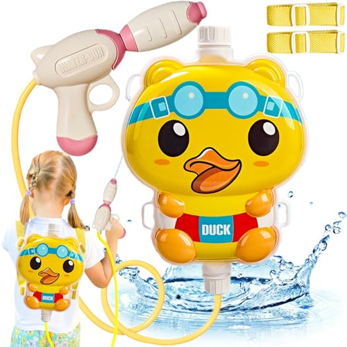 Yueser Wasserpistole, 1.2L Kinder Wasserpistole mit Tankrucksack Wasserspritzpistole Spritzpistole Wasserpistolen Klein ...
