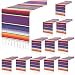 Humorous.P Pack of 12 Mexican 14inx108in Table Runners Fringe Cotton Table Runners for Mexican Party and Tribal Party