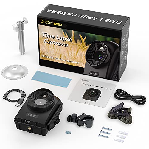 Dsoon Time Lapse Camera Outdoor Construction/Plant/Weather/Life 1080P, 2.4" Hd Tft Lcd, Waterproof Level Ip66, 6 Month Battery Life, 32Gb Tf Card Included #TOP5