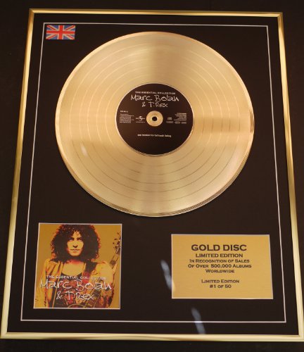 Marc Bolan & T.Rex/LTD. Edition CD Gold Disc/Record/The Essential Collection