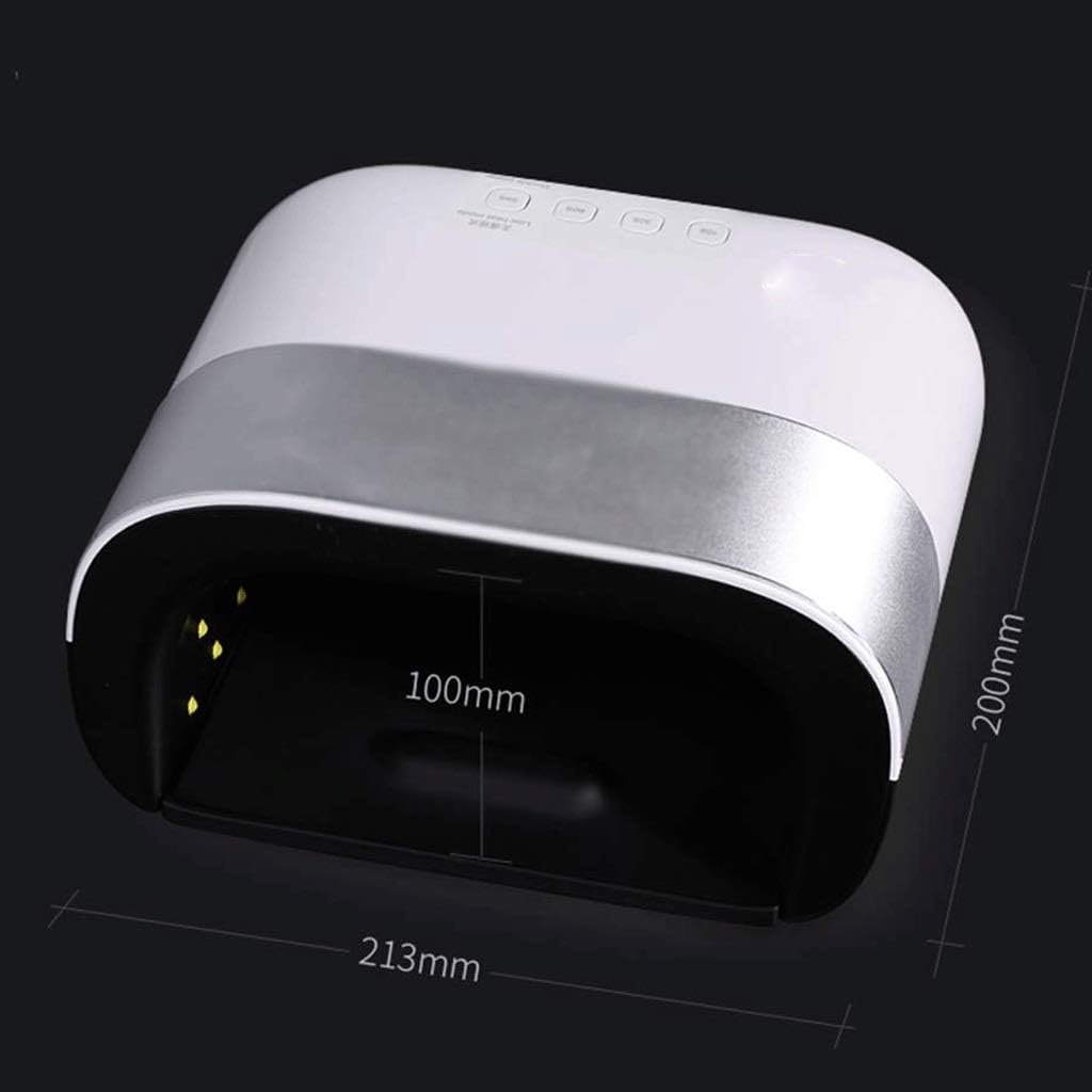 LED Gel Nail Lamp Dryer, Timer Setting, 36 LED Lights, 48W, White