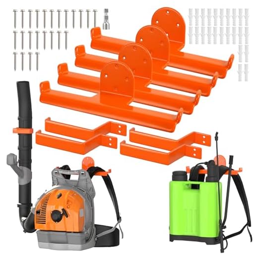 Heavy Duty Leaf Blower Storage Rack