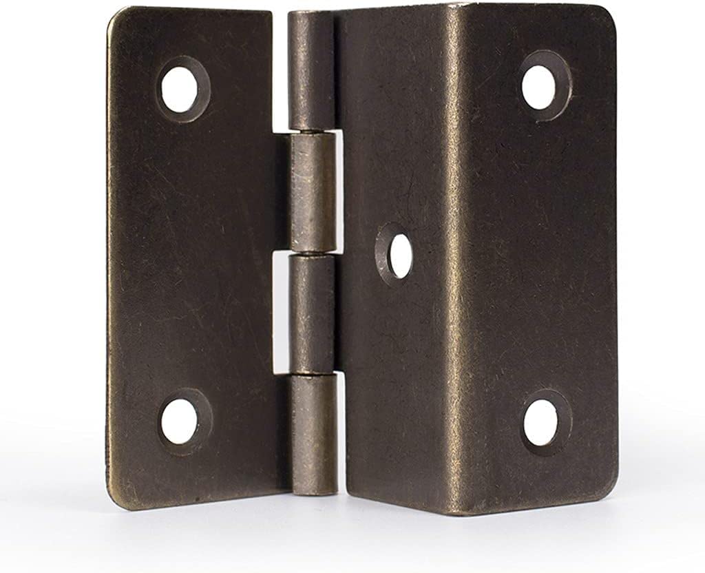 Nvsfzgiyg One Color 10 Pcs Antique Bronze Color Iron 2" Hinge For Furniture Door 270 Degree With Free Screws Hinges
